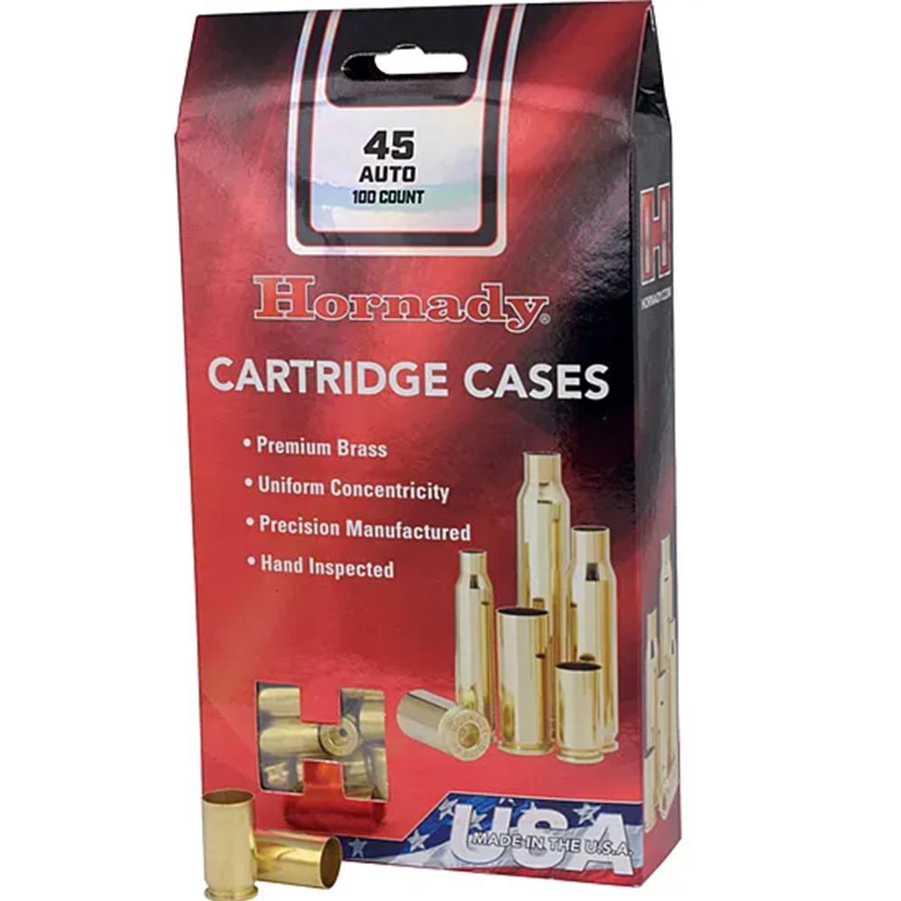 Hornady Unprimed Brass Rifle Cartridge Cases .41 Rem Mag 100/ct