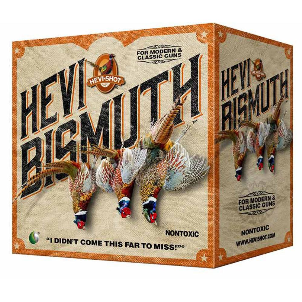 HEVI-Shot HEVI-Bismuth Upland Shotshells 12Ga 2-3/4" 1-1/4Oz 1400 Fps #3 25/ct