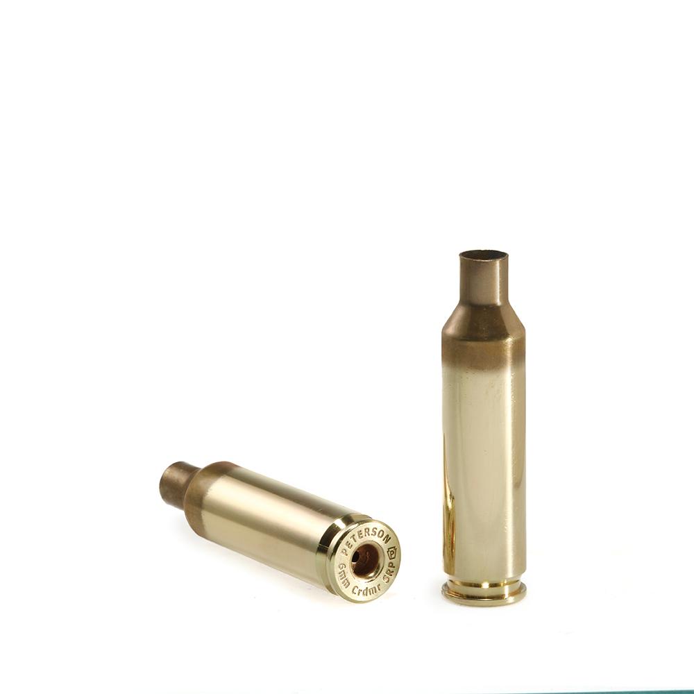 Peterson?SRP(Small Rifle Primer) Unprimed Brass 6mm Creedmoor - 50/ct