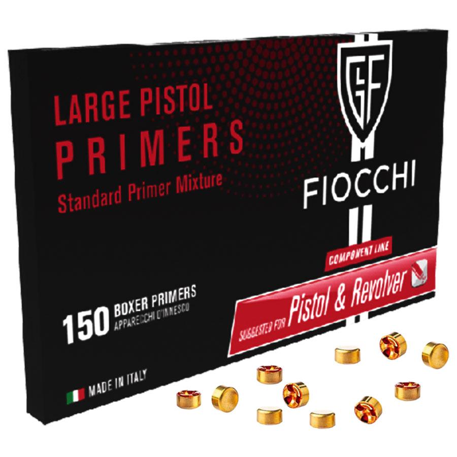 Fiocchi Large Pistol Primers - 1500/ct